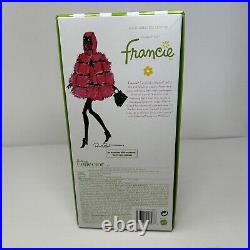 Francie Silkstone Doll Fuchsia N Fur Barbie Friend Gold Label W3517 Mattel