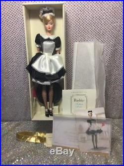 French Maid Silkstone Barbie Doll 2005 Gold Label J0966 Mint Nrfb