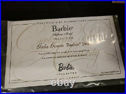 Gala Gown Silkstone Barbie Doll 2011 Gold Label Mattel W3496 Nrfb