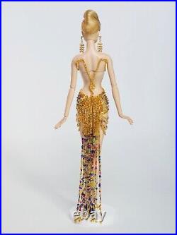 Gold Bead Evening Gown Dress Fashion Royalty Fr2 Nuface Silkstone Barbie Doll