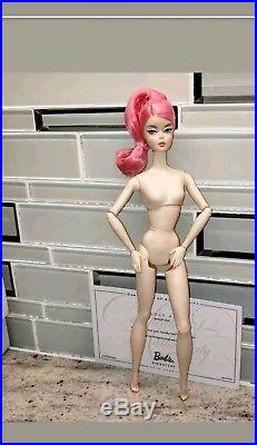 Gold LABEL PROUDLY PINK L Barbie Fashion Model Doll Silkstone NUDE