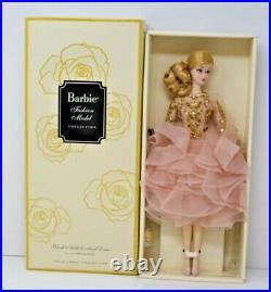 Gold Label Silkstone Barbie Blush & Gold Cocktail Dress DWF55 Brand New Rare