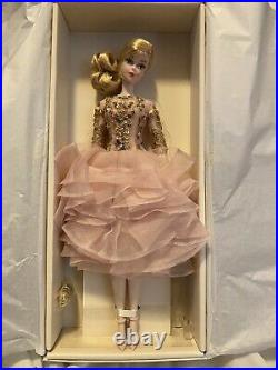 Gold Label Silkstone Barbie Blush & Gold Cocktail Dress. NRFB