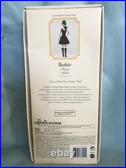 Gold Label Silkstone Barbie Classic Black Dress FASHION MODEL Brunette NEW NRFB