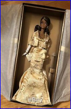 Golden Gala African American Silkstone Barbie2009 ConventionGold Label NIB