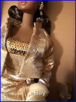 Golden Gala African American Silkstone Barbie2009 ConventionGold Label NIB