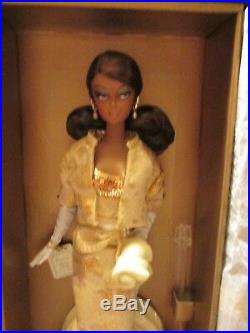 Golden Gala Silkstone Barbie African American- 2009 Convention NRFB LE600