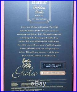 Golden Gala Silkstone Barbie2009 ConventionGold LabelLE 1200NIBNRFBRare