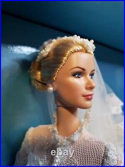 Grace Kelly The Bride Silkstone Barbie Doll 2011 Gold Label Mattel T7942 Nrfb