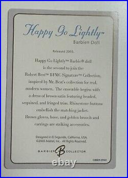 HAPPY GO LIGHTLY 2005 Silkstone BFMC Barbie Gold Label Robert Best G8889 NRFB