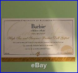 HIGH TEA and SAVORIES SILKSTONE BARBIE GIFTSET -NRFB GOLD LABEL -2006 #J0957