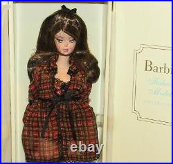 Highland Fling Silkstone Barbie #J0939 NRFB 2005 Gold Label Lingerie Pajamas