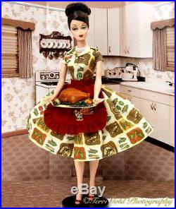 Holiday Hostess Thanksgiving Feast Silkstone Barbie with Shipper NRFB