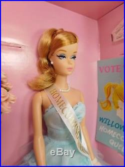 Homecoming Queen Barbie Doll Blonde Repro Aqua Gown Willows WI Fan Club CJF57(M)