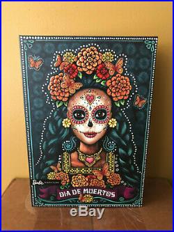 IN HAND Barbie Day of The Dead Dia De Los Muertos Doll Mexico Holiday Skull