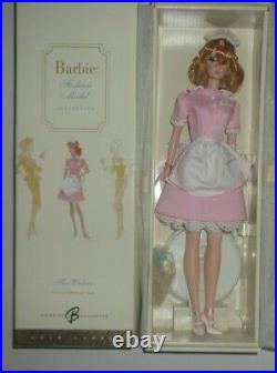 J8763 Mattel Silkstone Barbie Fashion Model Waitress Barbie Doll Blonde Hair
