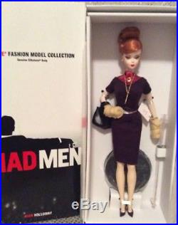 Joan Holloway Mad Men Silkstone Barbie Doll Fashion Model 2010 Gold Label R4556