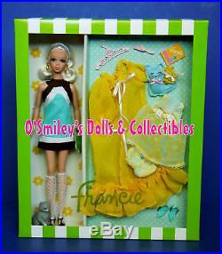 KITTY CORNER SILKSTONE FRANCIE & SLIPPERS 2012 Gold Label 5600 Barbie W3469 NRFB