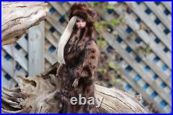 Leopard Print Mink Fur Coat & Hat 4 Silkstone Fashion Royalty dollsdimitha