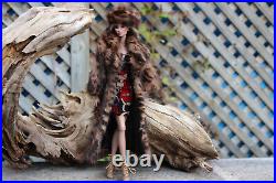 Leopard Print Mink Fur Coat & Hat 4 Silkstone Fashion Royalty dollsdimitha