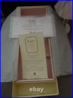 MIB Barbie Silkstone Blush Beauty LE Gold Label Original Box, Shipper & COA