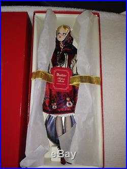 MILA Russian SILKSTONE BARBIE Doll GOLD LABEL NIB 2010 Limited
