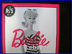 MINT Barbie #1, Silkstone 75th Anniversary Gold Label Mattel with Shipper NRFB