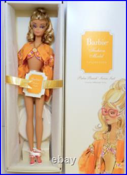 Mattel Barbie Fashion Model Series DOLL Silkstone Palm Beach Swimsuit 2010