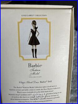 Mattel Classic Black Dress Silkstone Barbie Doll Brunette (DWF53)