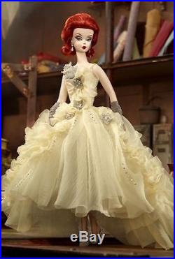 Mint Silkstone Gold Label BFMC Beautiful Gala Gown Red Head Barbie Doll