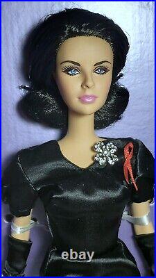 N455 Nrfb Barbie Doll Silkstone Gold Label Elizabeth Taylor Violet Eyes W3495