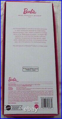 NEW Barbie Signature Swirl Pony Barbie Silkstone Doll, Doll Stand & CoA