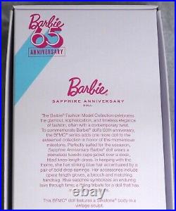 NEW Sapphire Anniversary Barbie Fashion Model Silkstone Collection Doll w CoA