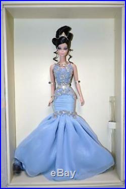 NEW in Box Mattell Soirees Silkstone Barbie Doll in Blue Gown NRFB