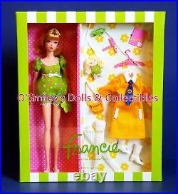 NIGHTY BRIGHTS FRANCIE GIFTSET 2011 Silkstone Gold Lbl BFC Barbie V0457 NRFB