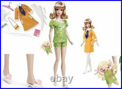 NIGHTY BRIGHTS SILKSTONE FRANCIE GIFTSET SHIPPER Gold Label Barbie V0457 NRFB