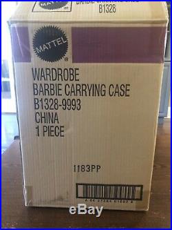 NRFB Limited Edition Silkstone Barbie Wardrobe Carrying Case B 1328 w Shipper