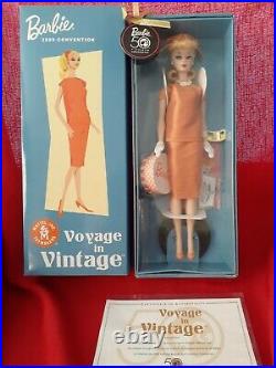 NRFB Voyage in Vintage Barbie Doll 50th Anniversary N6623 Gold Label Collection