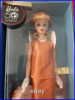 NRFB Voyage in Vintage Barbie Doll 50th Anniversary N6623 Gold Label Collection
