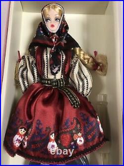 New 2011 Russian Mila Silkstone Barbie-Fashion Model Collection-Gold Label