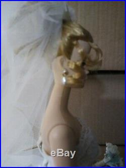 New Silkstone Fashion Model Beautiful Bride Barbie Doll Gold Label Ooak Mint