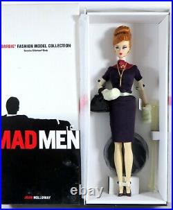 Nib Barbie Doll 2010 Fashion Model Silkstone Mad Men Joan Holloway R4556