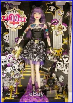 Nrfb Barbie 2015 Tokidoki 10th Anniversary Platinum Label Purple Doll Hair