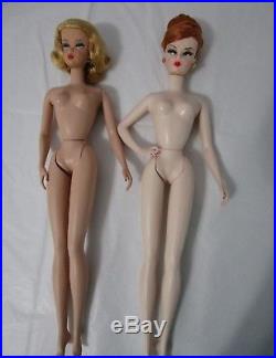 Nude Betty and Joan Silkstone Dolls Mad Men TV show Mattel