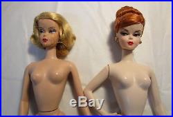 Nude Betty and Joan Silkstone Dolls Mad Men TV show Mattel