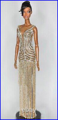 OOAK Gold Chain Gown Dress for Silkstone Barbie Fashion Royalty/IT MIZI