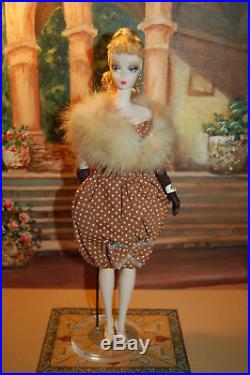 OOAK MILA SILKSTONE BARBIE DOLL Restyled Vintage Ponytail withGay Parisienne