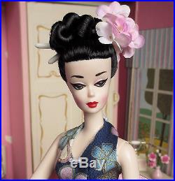 Ooak dressed SILKSTONE Barbie as vintage retro japanese ponytail by Lolaxs