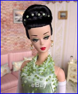 Ooak silkstone Barbie vintage style ponytail updo with evening dress by Lolaxs