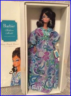Palm Beach Breeze Silkstone Barbie Doll2009 Gold Label Mattel R4484 Nrfb
